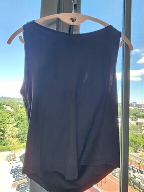 Free People Black Sleeveless Tank Top
